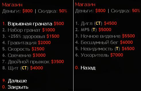 DeathRun Shop [С СКИДКАМИ]