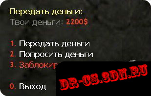 [DR]MoneyTransfer(+Исходник)